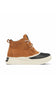 brown sorel boot against a white background, side profile 