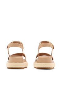 Sorel Sun Peak Platform Sandal for Women in Honest Beige | 2151301-246