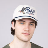 American Needle Pabst Duck Canvas Hat for Men in Ivory