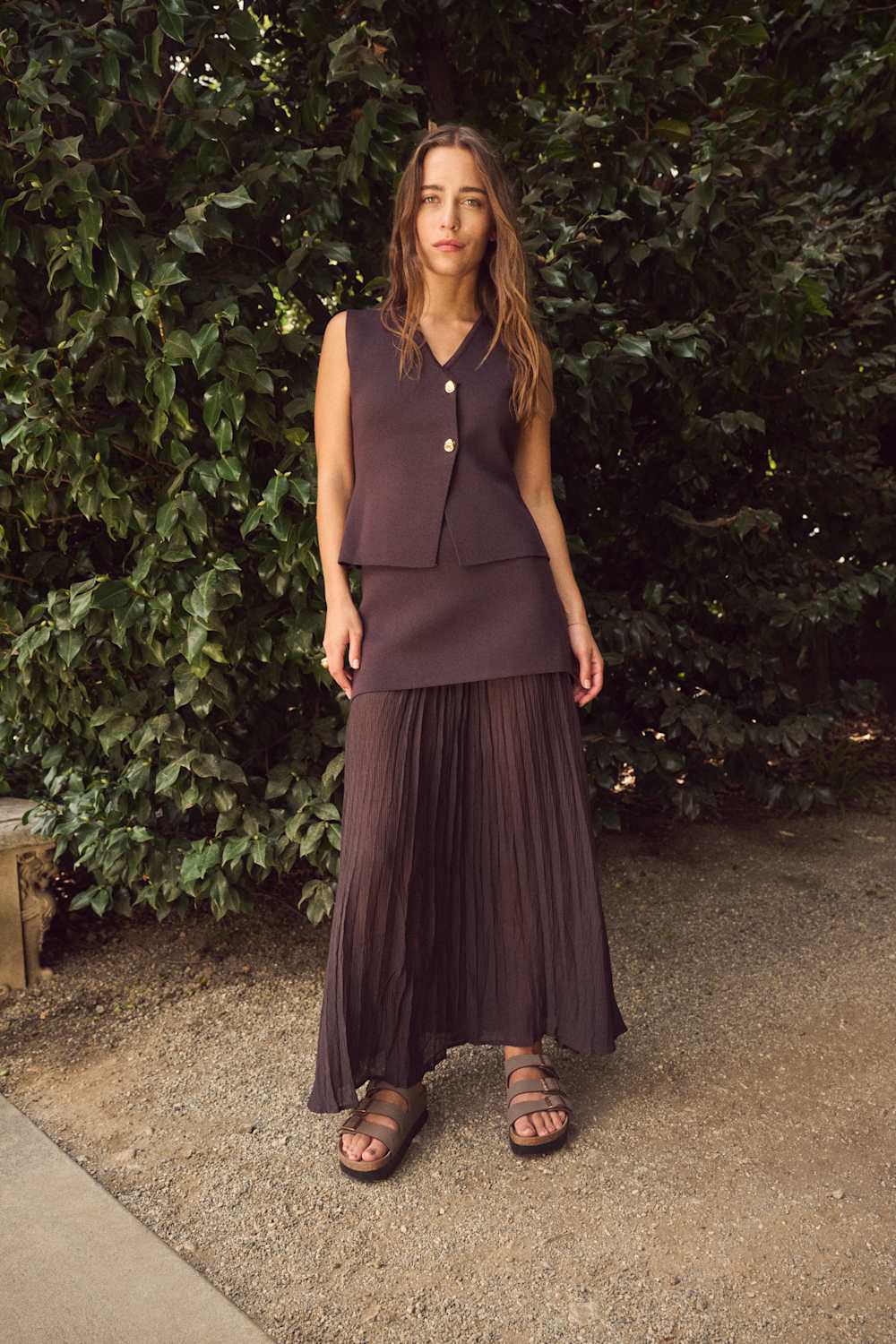 Papillo by Birkenstock Florida Flex Platform Sandals for Women in Mocha | 1029741