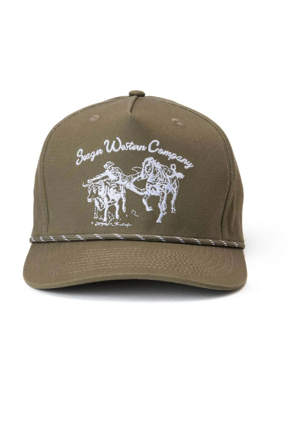 Seager Los Rios Canvas Snapback Hat for Men in Woodland