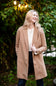 Love Tree Long Coat for Women in Camel