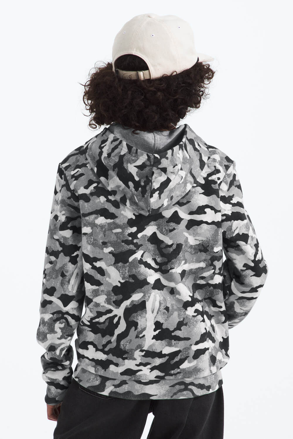 The North Face Teen Evolution Hoodie in Black Camo