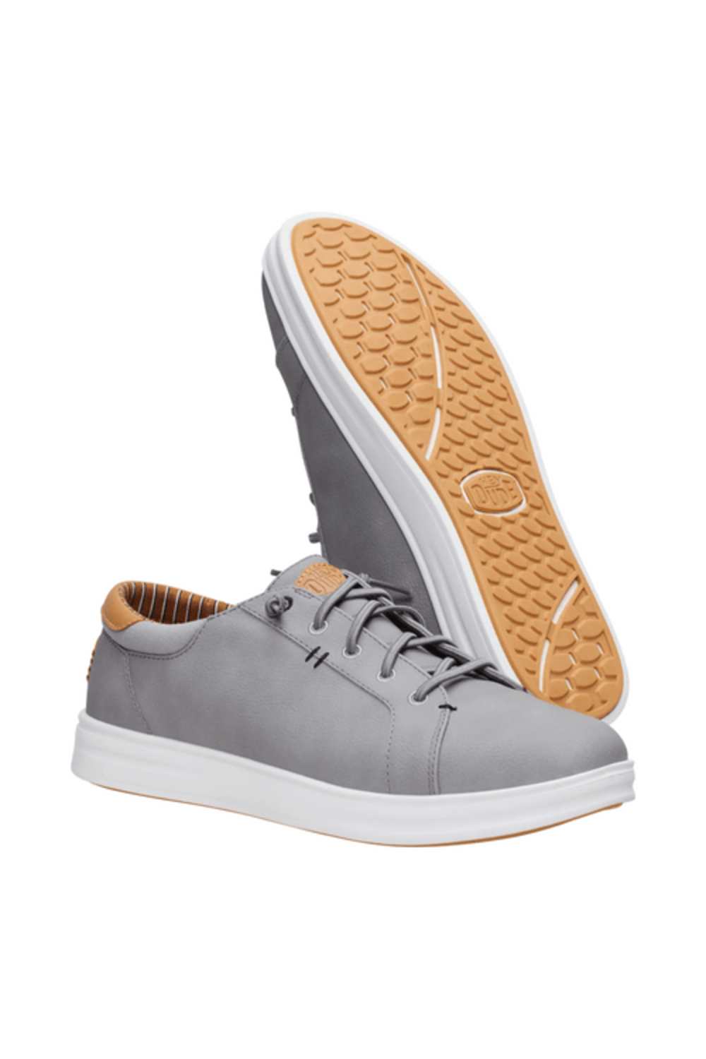 HEYDUDE Men's Paul Pro Classic Flannel Sneakers in Grey | 44189