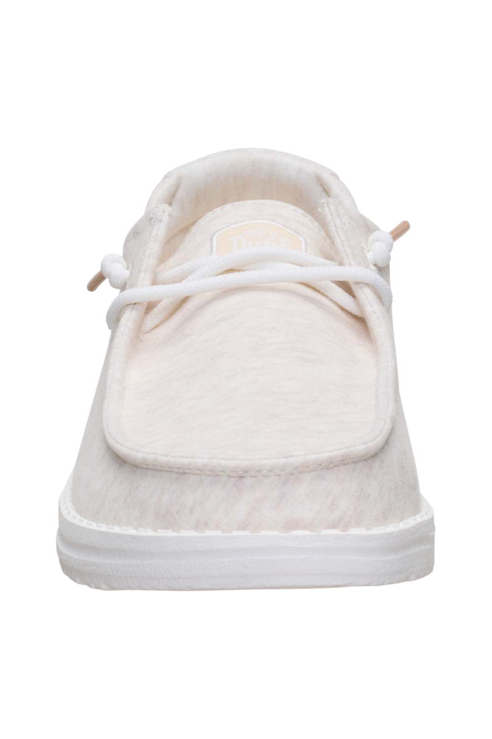 HEYDUDE Womens Wendy Stretch Jersey Shoes in Oatmeal | 45434-272