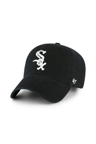 '47 White Sox Clean Up Hat in Black 