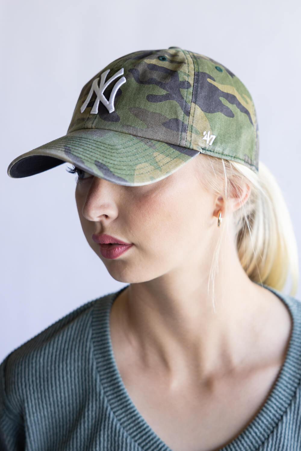 '47 New York Yankees Clean Up Hat in Camo 