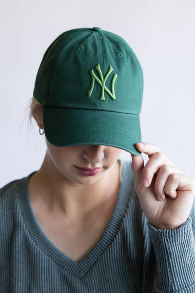 '47 New York Yankees Clean Up Hat in Green