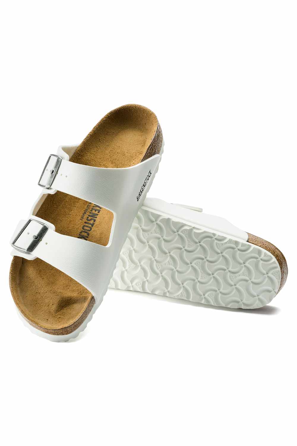 BIRKENSTOCK 書籍 未開封 ホワイト Birkenstock Arizona Birko-Flor Sandals for Women in White | 552681