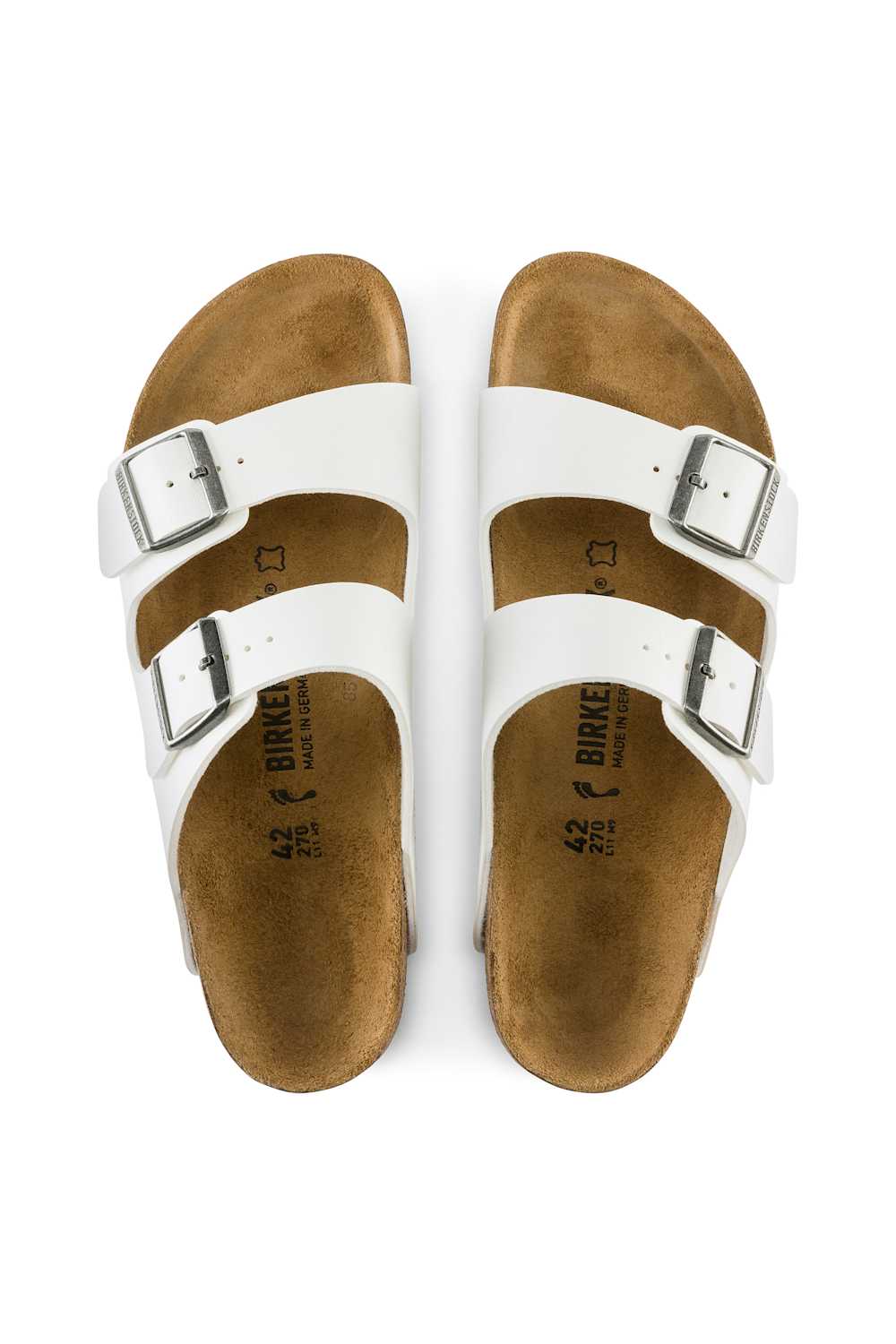 Birkenstock Arizona Birko-Flor Sandals for Women in White | 552681