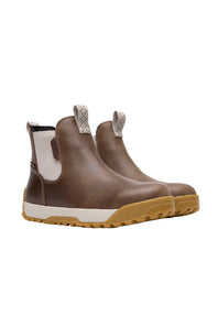 Xtratuf Leather Ankle Deck Boot for Women in Fossil/Stone