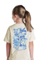Simply Southern Youth Howdy Mineral Wash T-Shirt for Girls in Bone