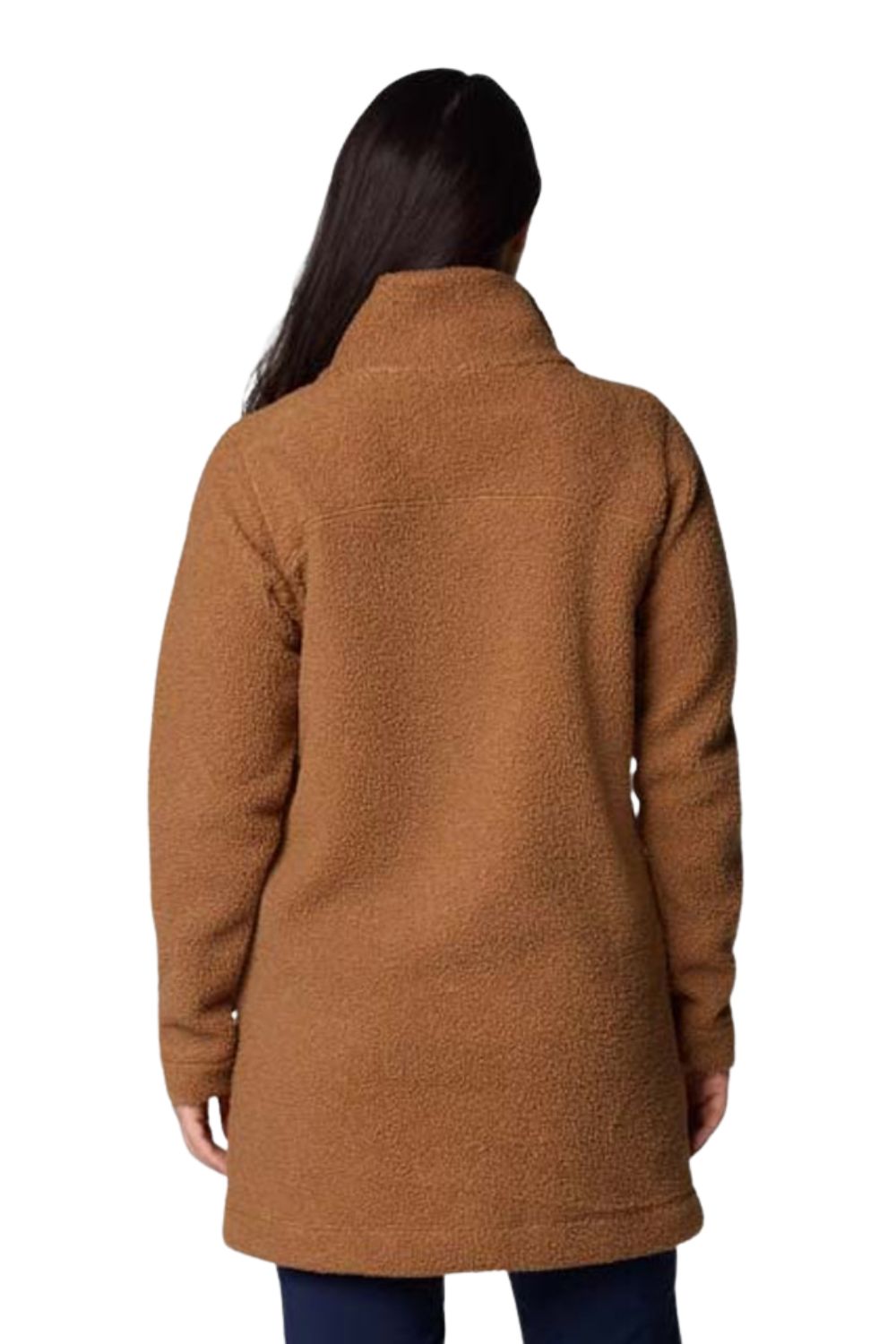 Columbia Panorama Long Fleece Jacket for Women in Camel Brown