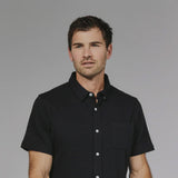 7Diamonds Bennet Short Sleeve Shirt for Men in Black