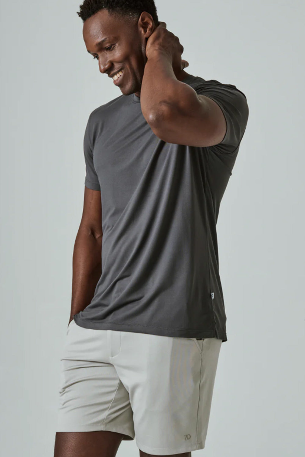 7Diamonds Core Crew T-Shirt for Men in Graphite