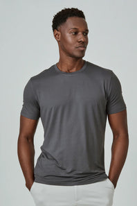 7Diamonds Core Crew T-Shirt for Men in Graphite