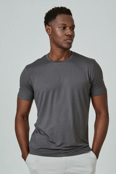 7Diamonds Core Crew T-Shirt for Men in Graphite