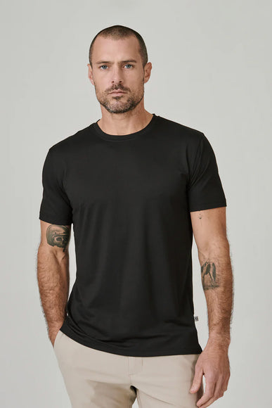 7Diamonds Core Crew T-Shirt for Men in Black