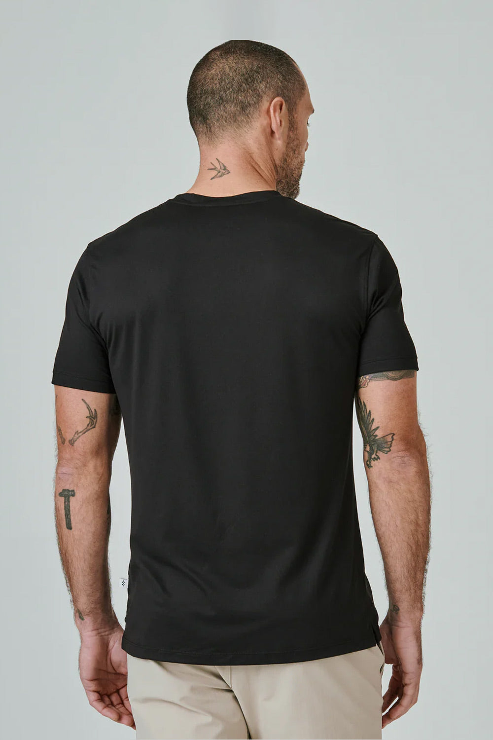 7Diamonds Core Crew T-Shirt for Men in Black