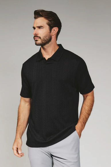 7Diamonds Zayne Sweater Polo for Men in Black