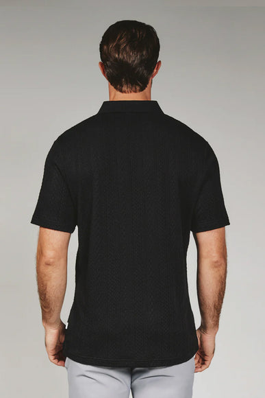 7Diamonds Zayne Sweater Polo for Men in Black