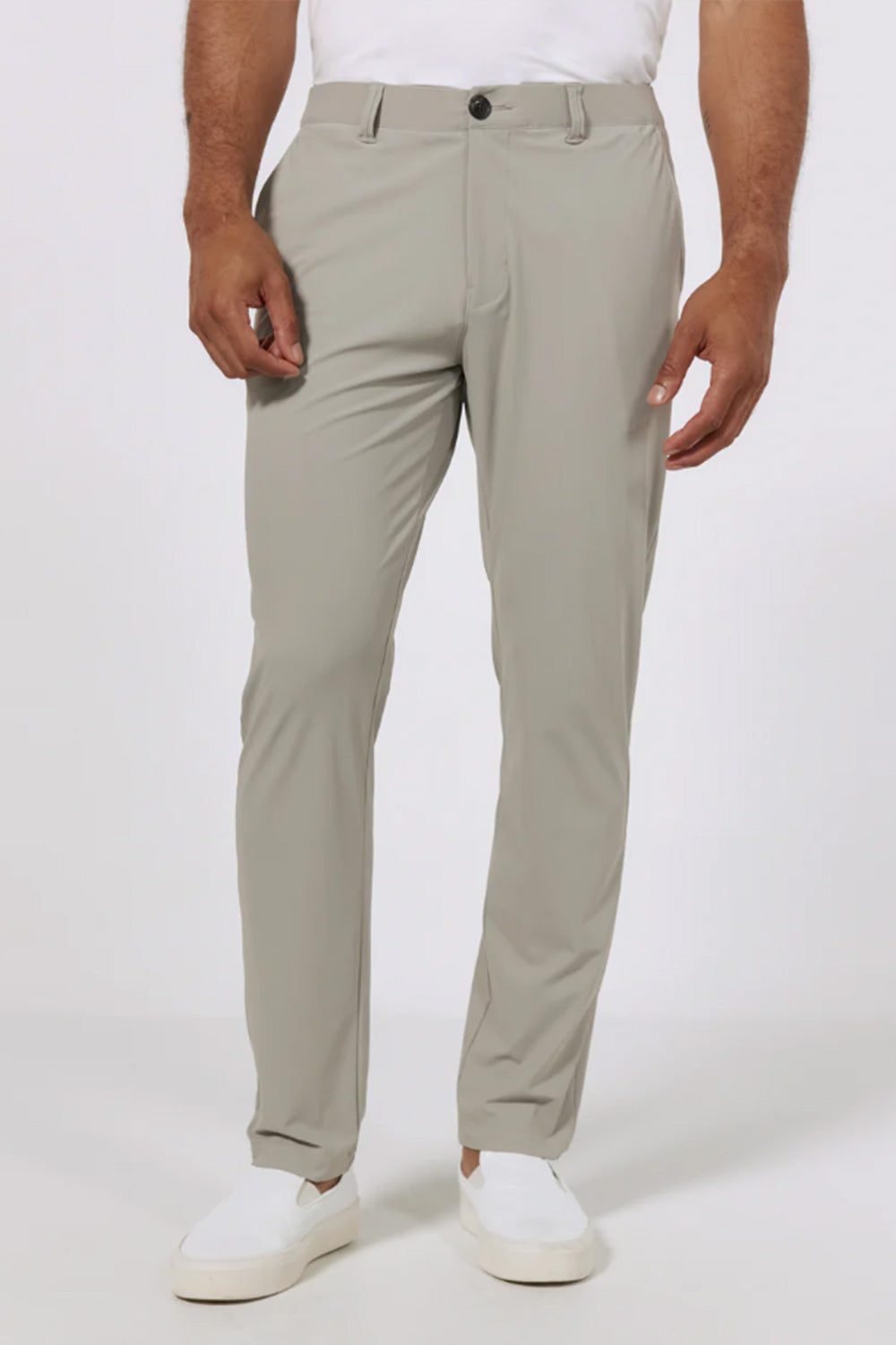 7Diamonds Zuma Chino Pants for Men in Smoky Taupe | STP-1288