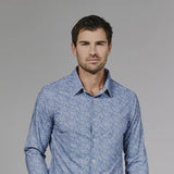 7Diamonds Prague Woven Shirt for Men in Blue