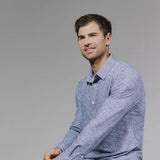 7Diamonds Prague Woven Shirt for Men in Blue