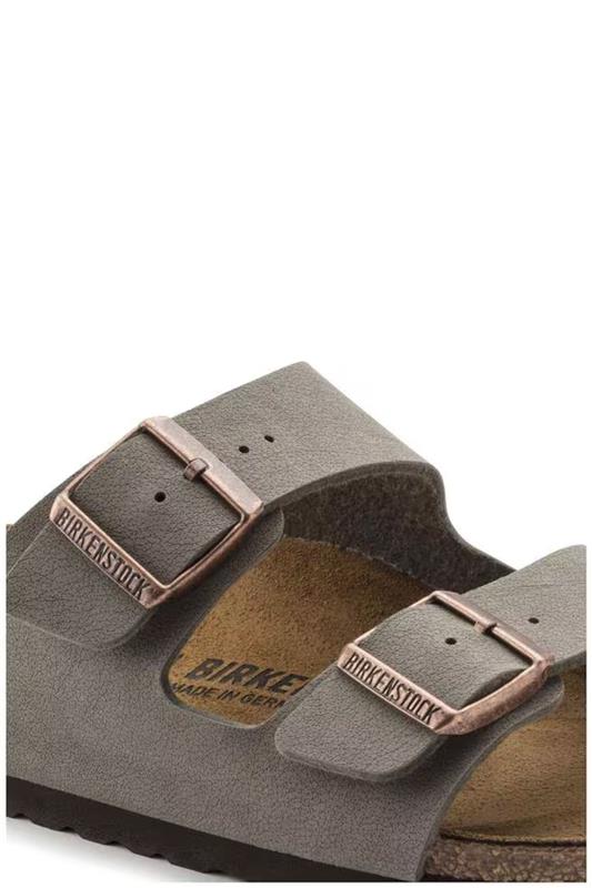 Birkenstock Arizona Birkibuc Sandals for Women in Stone | 151211