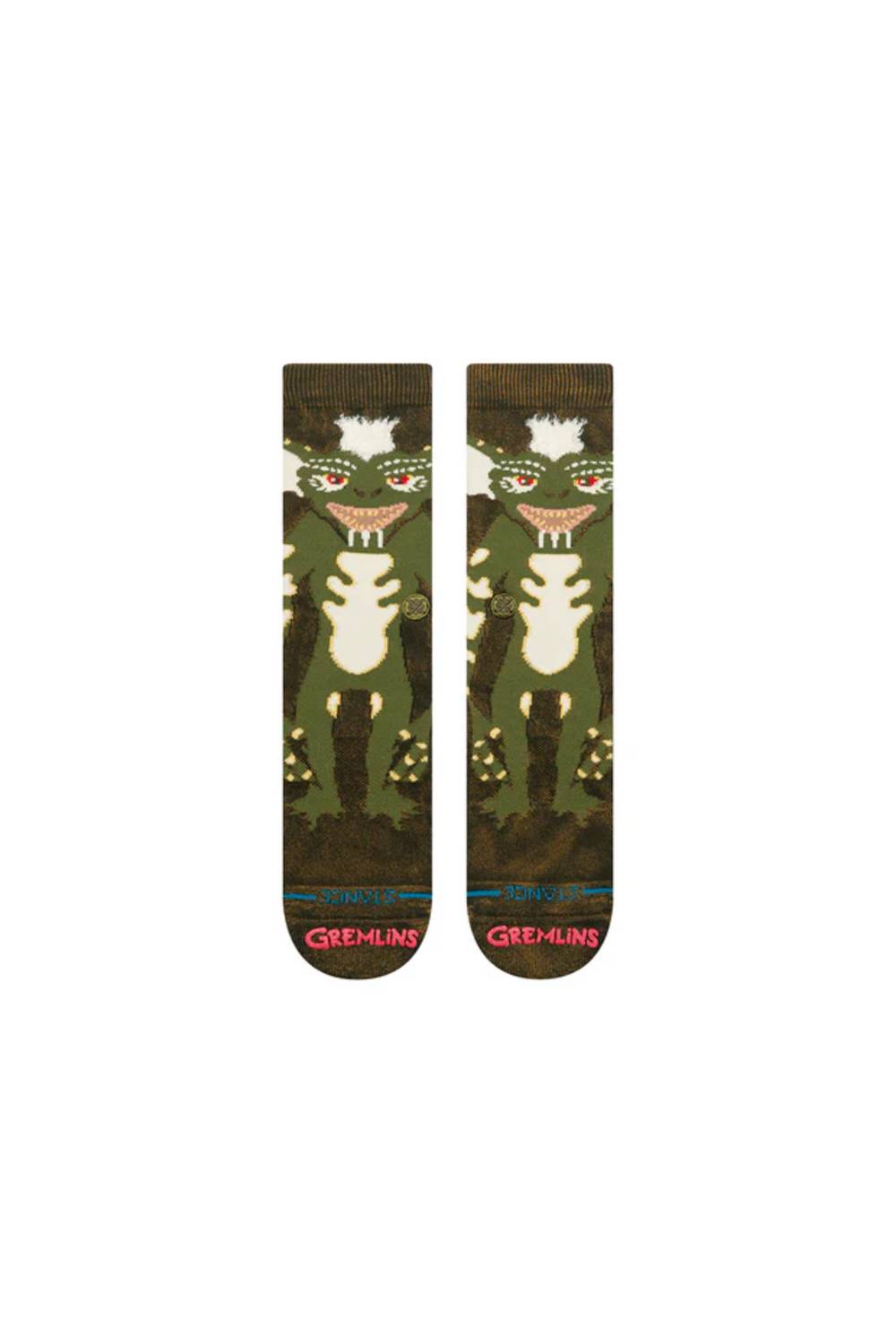 Stance Gremlins Crew Socks for Men in Green | A555C26STR-DNG DKGREEN