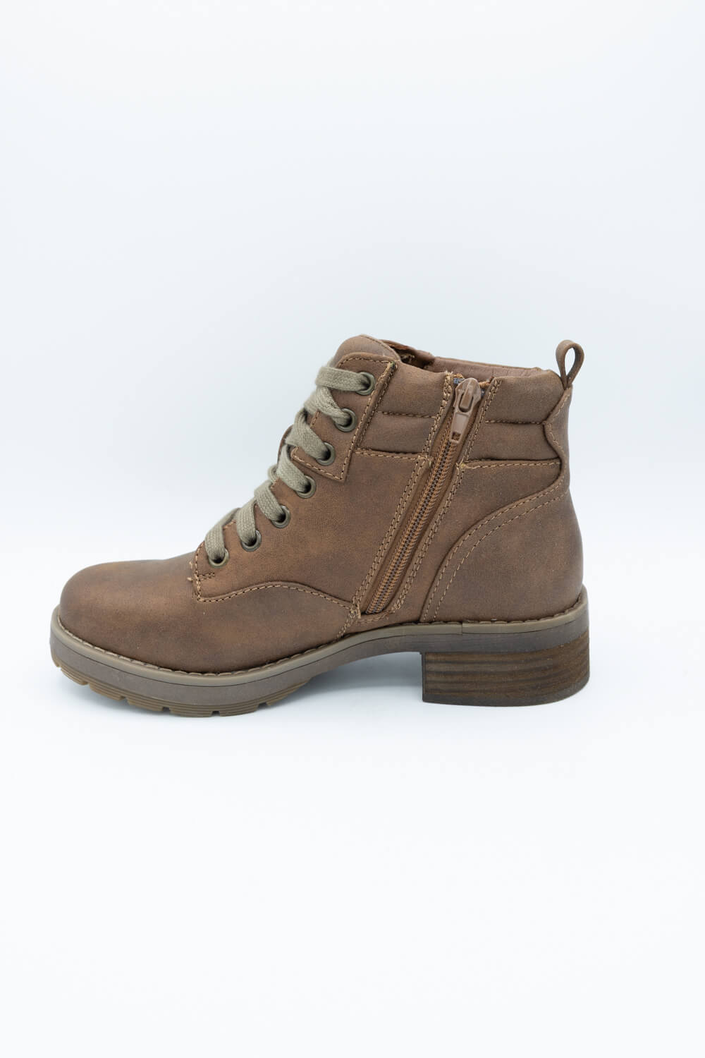  B52 Lace Up Bootie for Women in Cognac 