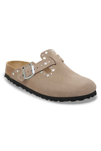 BOSTON CLOG RIVETS TAUPE SUEDE | 1030418