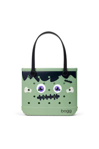 Baby Bogg Bag in Frankenbogg green color bag with printed face