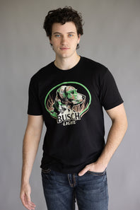 BUSCH-LIGHT-DOG-BLENDING-IN-T-SHIRT-FOR-MEN-IN-BLACK-16682-652A-BLACK