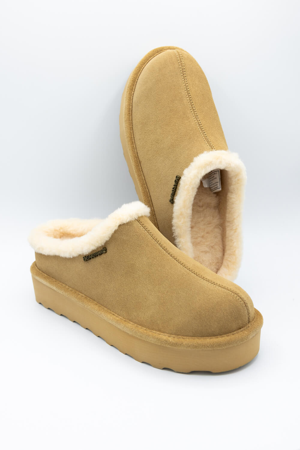 Bearpaw Izzy Platform Lo Slipper Clogs for Women in Iced Coffee