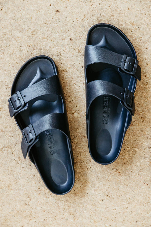 Birkenstock Men’s Arizona BS Black Sandals Mens Birkenstock Arizona Slide Sandal - Black | Journeys main image 4