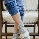 Birkenstock Arizona Shearling Sandals for Women in Antique White