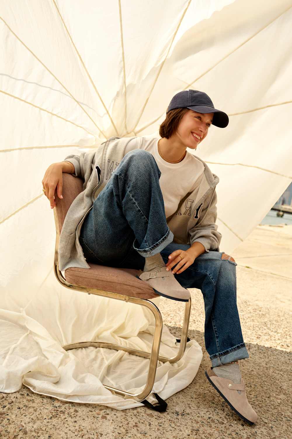 Birkenstock Boston Clogs for Women in Sandcastle