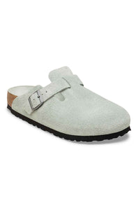  Birkenstock Boston Soft Footbed Clogs for Women in Pure Sage Tonal 