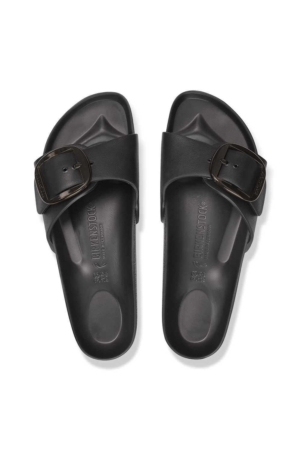 Birkenstock Madrid Big Buckle EVA Sandals for Women in Black