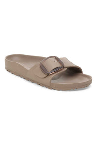 Birkenstock Madrid Big Buckle EVA Sandals for Women in Gray Taupe