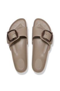 Birkenstock Madrid Big Buckle EVA Sandals for Women in Gray Taupe