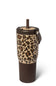 BruMate Resa 25 oz Tumbler in Latte Leopard