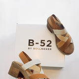 B-52 by Bullboxer Stretch Strap Heels for Women in Multi Brown