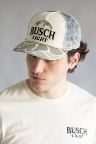 Busch Camo Logo Hat for Men in Camo