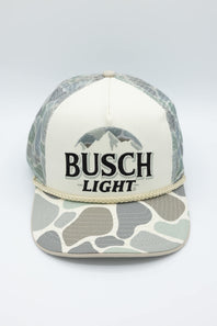 Busch Camo Logo Hat for Men in Camo