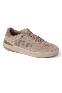 Brown casual shoe on a white background