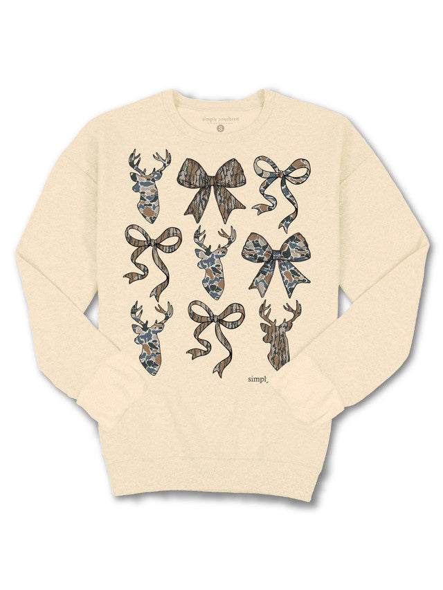 CREW-DEERCAMO-SAND-Camo-bow-sweatshirt-simply-southern