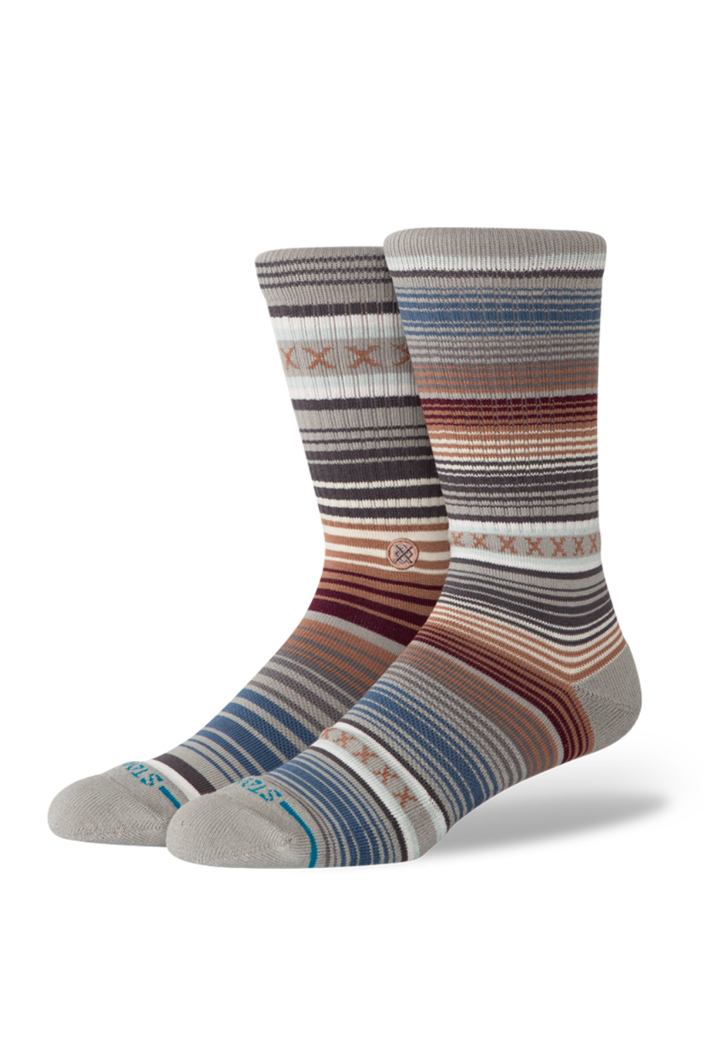 Stance Curren ST Crew Socks in Stripe