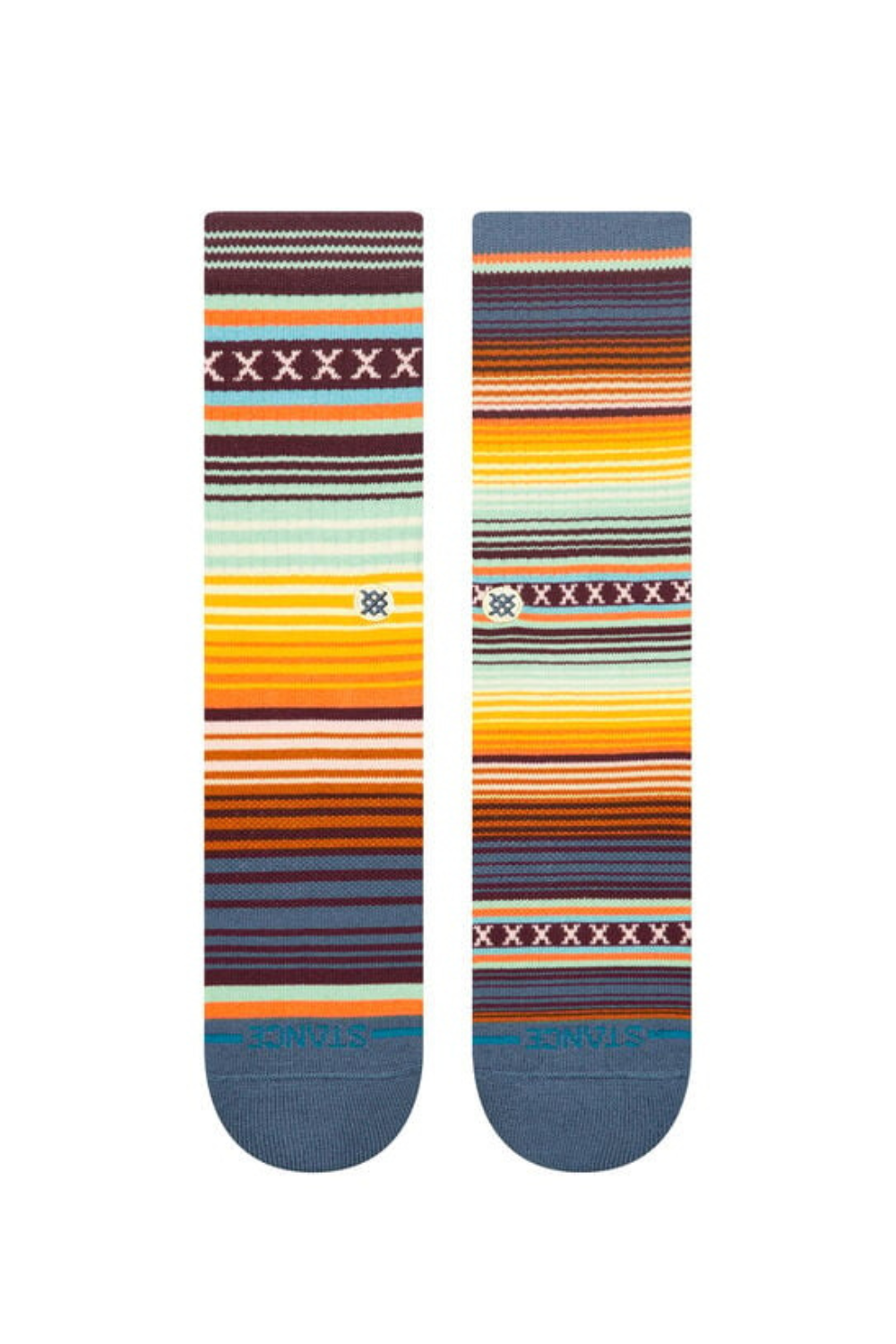 Stance Curren ST Crew Socks in Sea Blue